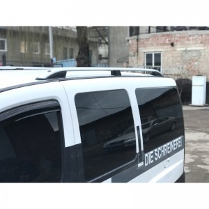 Рейлинги Skyport (серый мат) для Fiat Doblo 2001-2010гг. Рейлинги Skyport (серый мат) для Fiat Doblo 2001-2010гг.