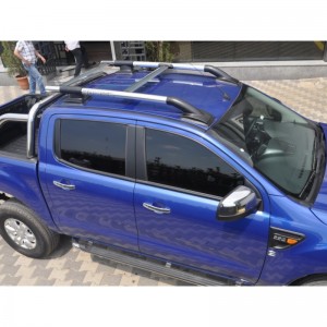 Рейлинги с перемычками для Ford Ranger 2011- Рейлинги с перемычками для Ford Ranger 2011-