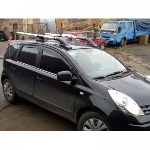 Рейлинги Shark для Nissan Note 2005-2013гг. Рейлинги Shark для Nissan Note 2005-2013гг.