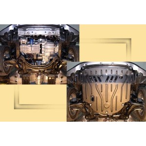 HONDA Jazz 2002-2008г. Защита моторного отсека HONDA Jazz 2002-2008г. Защита моторного отсека