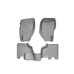 Коврики салона WeatherTech Jeep Cherokee/Liberty 2008-, Серые Коврики салона WeatherTech Jeep Cherokee/Liberty 2008-, Серые