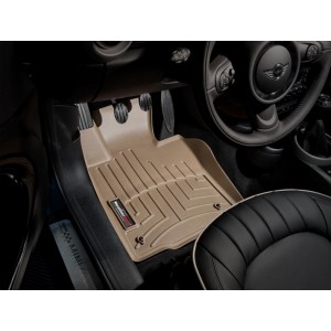 Коврики салона WeatherTech MINI Countryman 2011-, Бежевые Коврики салона WeatherTech MINI Countryman 2011-, Бежевые