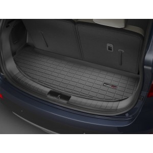 Коврик багажника WeatherTech 40609 Hyundai Santa Fe 2012-, Черный до третьего ряда Коврик багажника WeatherTech 40609 Hyundai Santa Fe 2012-, Черный до третьего ряда