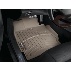 Коврики салона Mercedes S-Class W221 2005-13 WeatherTech 45252-1-2, Бежевые Коврики салона Mercedes S-Class W221 2005-13 WeatherTech 45252-1-2, Бежевые
